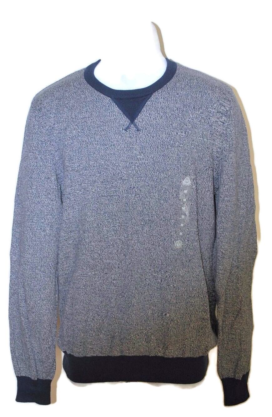 NWT LG Mens Navy Heathered Pullover Sweater American Rag